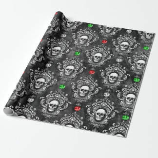 Festive Skull Wrapping Paper