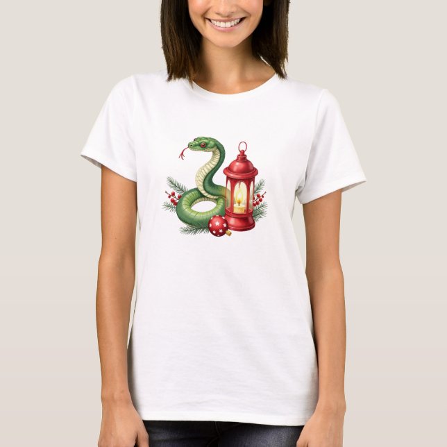 Festive Snake T-Shirt (Front)