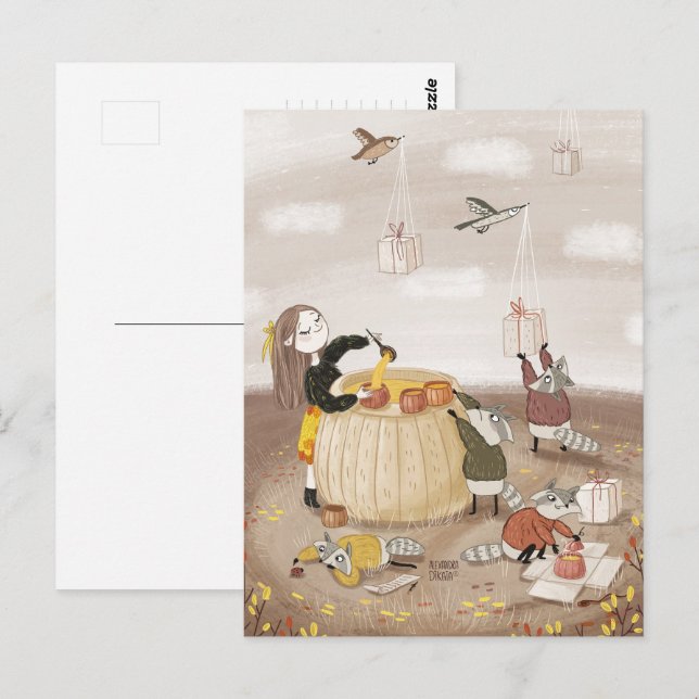 Festive Soup by Alexandra Dikaia Postcard (Front/Back)