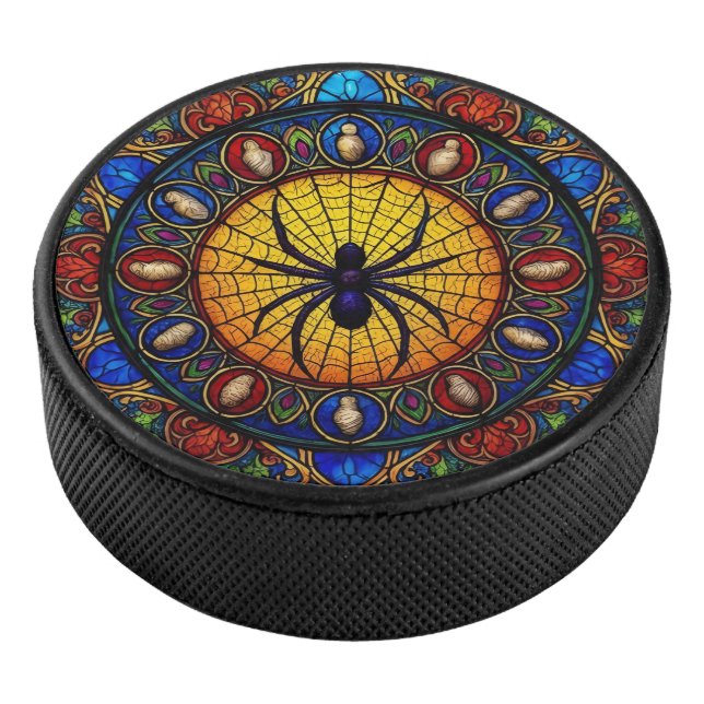 Festive Spider  Hockey Puck (3/4)