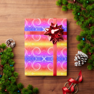 Festive spirit of joy wrapping paper