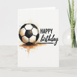 Festive Sports Ball Sketch Card