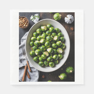 Festive sprouts, napkins