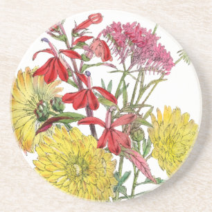 Festive Sring Floral Gifts Coaster
