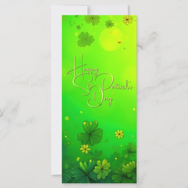 Festive St. Patrick’s Day Greetings (Front)