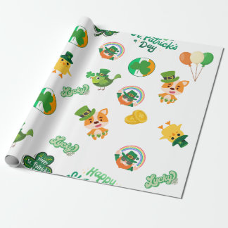 Festive St. Patrick’s Day Wrapping Paper