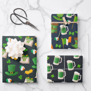 Festive St. Patrick’s Day  Wrapping Paper Sheet