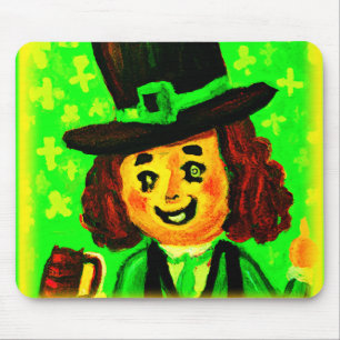 Festive St. Patrick's Day. Buy Now Mouse Mat