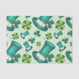 Festive St. Patrick's Day Green  Tissue Paper
