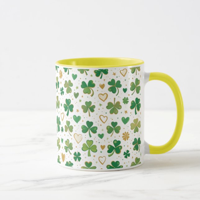 Festive St. Patrick's Pattern Mug (Right)