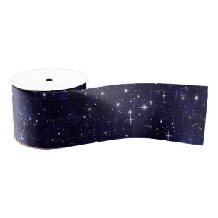 Festive Star Grosgrain Ribbon