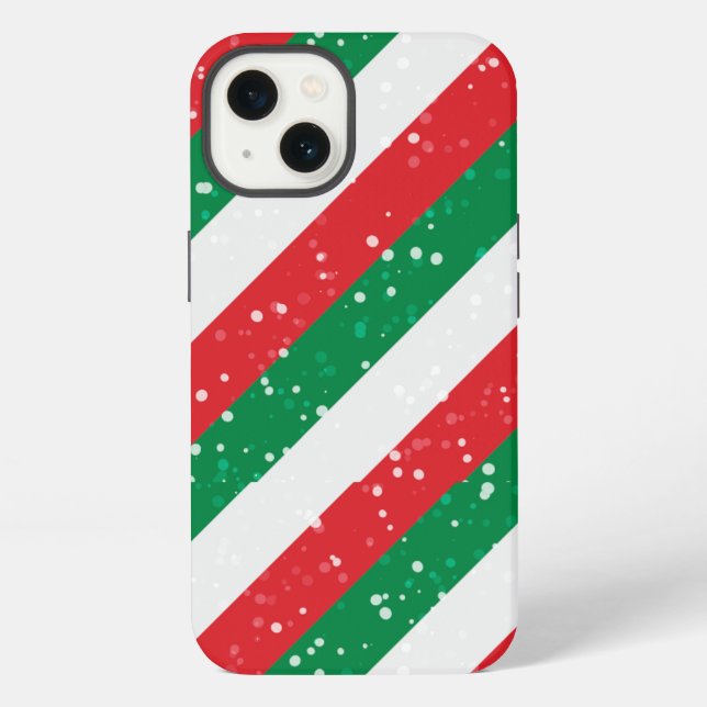 Festive Stripes Phone Case (Back)