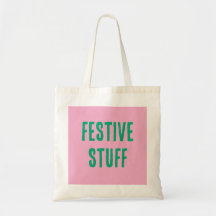 Festive Stuff Colourful Tote Bag