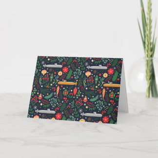 Festive Submarines Card