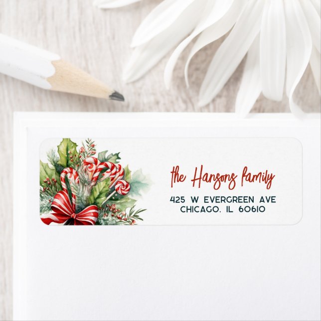 Festive Sweet Candy Canes Christmas (Insitu)