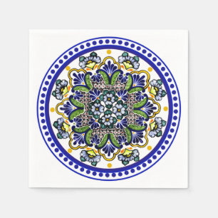 Festive Talavera Siete Napkin