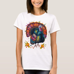 Festive Thanksgiving Turkey T-Shirt