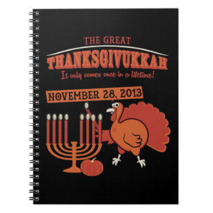 Festive 'Thanksgivukkah' Notebook