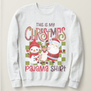 Festive This is my Christmas Pajama shirt