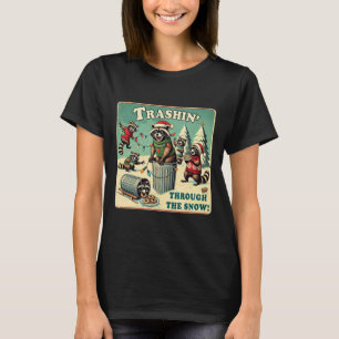 Festive Trash Pandas Collective Trashin' Through T T-Shirt