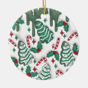 "Festive Tree Delights Ornament" Ceramic Tree Decoration