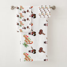 FESTIVE Trini Christmas on WHITE