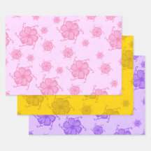 Festive Tropics Floral Gift Wrap PYP