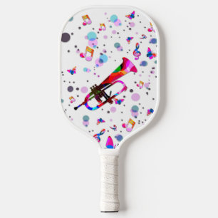 Festive Trumpet Pickleball Paddle