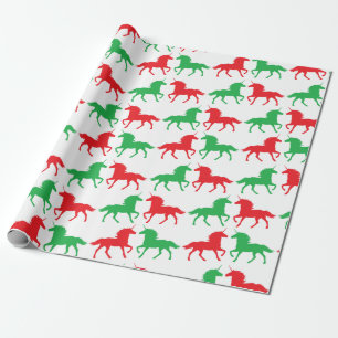 Festive Unicorn Wrapping Paper