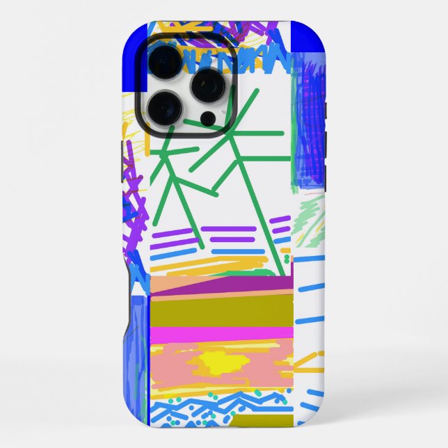 Festive Vacation Abstract  iPhone Case (Back)