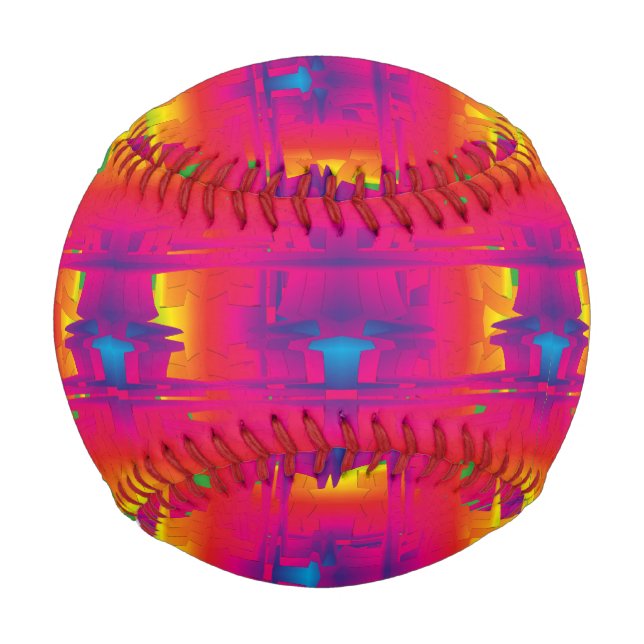 Festive Vibrant Colour Indian Pattern  Baseball (Front)