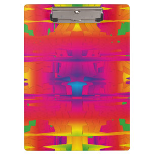 Festive Vibrant Colour Indian Pattern Clipboard