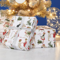 Festive Vintage Children & Christmas Greetings