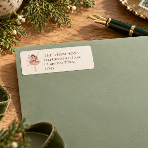 Festive Vintage Christmas Sugar Plum Fairy Ballet