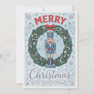 Festive vintage-style Christmas Card