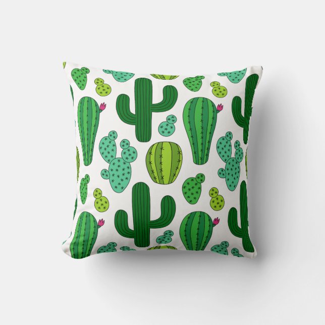 Festive Winter Flora Cushion (Front)