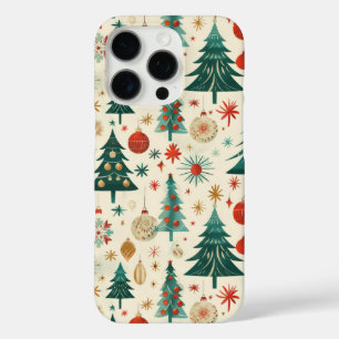 Festive Winter Holidays Pattern iPhone 16 Pro Case