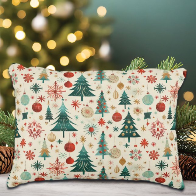 Festive Winter Holidays Pattern Decorative Cushion (Creator Uploaded)
