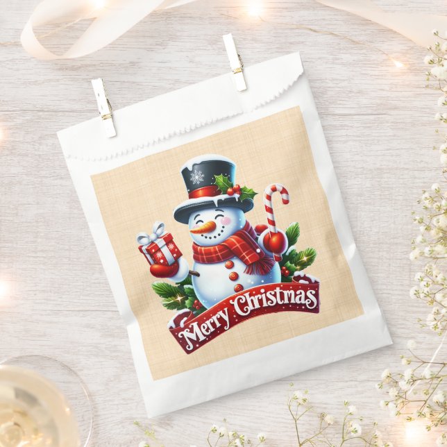 Festive Winter Joy Favour Bags (Clipped)
