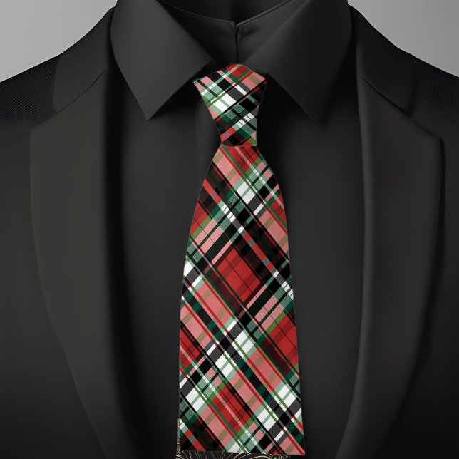 Festive Winter Plaid Tie (Creator Uploaded)