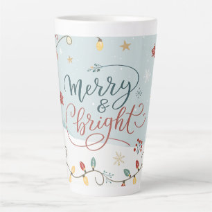 Festive Winter Wonderland Holiday Latte Mug