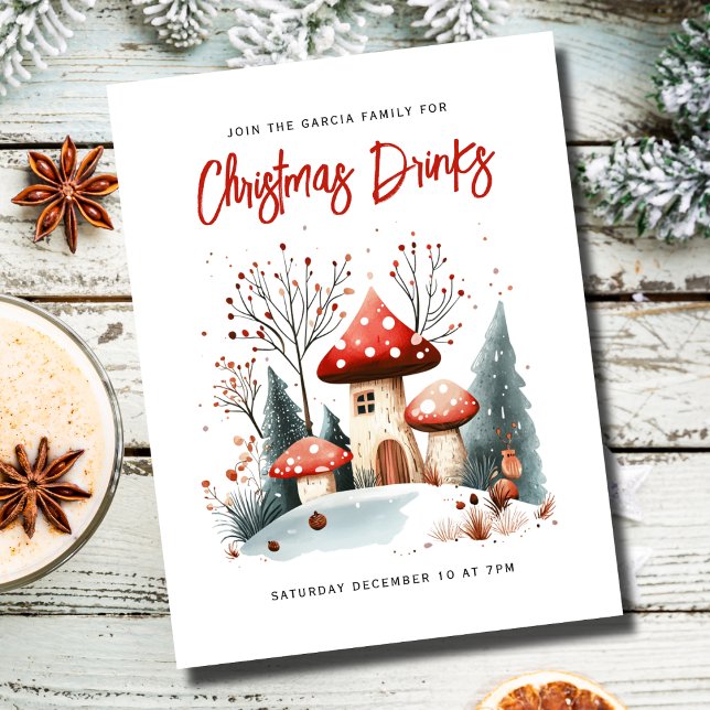 Festive Winter Woodland Christmas Invitation  (Creator Uploaded)