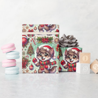 Festive Wolfman Wrapping Paper