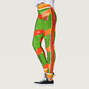 Festive WRAPPED UP FOR YOU in HOLIDAY RIBBONS Leggings
