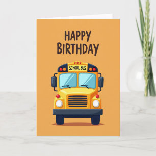 Festive Yellow Car Card