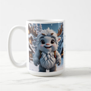 Festive Yeti  Coffee Mug