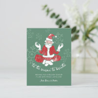 Festive Yoga Santa Season to Breathe