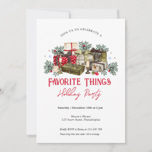 Festives Favourite Things  Invitation