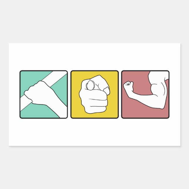 FESTIVUS illustrated Rectangular Sticker (Front)
