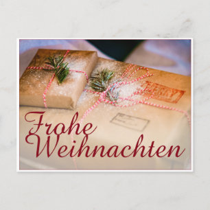 Festliche Geschenke als Weihnachtsmotiv Holiday Postcard